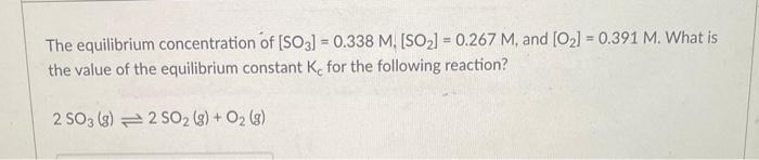 The Equilibrium Constant K For This Reaction Is 2 57 If The Equilibrium Concentrations Of No 0 500 M Cino 0 2