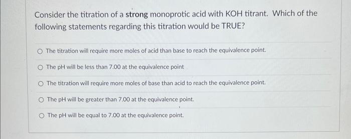 If 25 0ml Of An Unknown Sample Was Titrated With 0 115m Naoh And Produced The Titration Curve Below Answer The Question 2