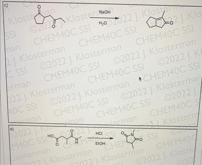 Mechanism A B Propose Detailed Mechanisms To Account For One Of The Following Two Transformations Use Curved Arrow Nota 3