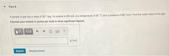 Part A What Is The Celsius Temperature Of 100 0 G Of Chlorine Gas In A 42 5 L Container At 800 Mm Hg O 386 C 659 C O 2