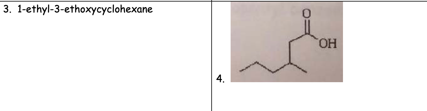 Draw Structural Formula Or Carbon Skeletons For The Following Organic Compounds 1