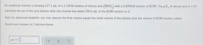A Chemist Titrates 150 0 Ml Of A 0 6048 M Hypochlorous Acid Hcio Solution With 0 2913 M Naoh Solution At 25 C Calcul 3