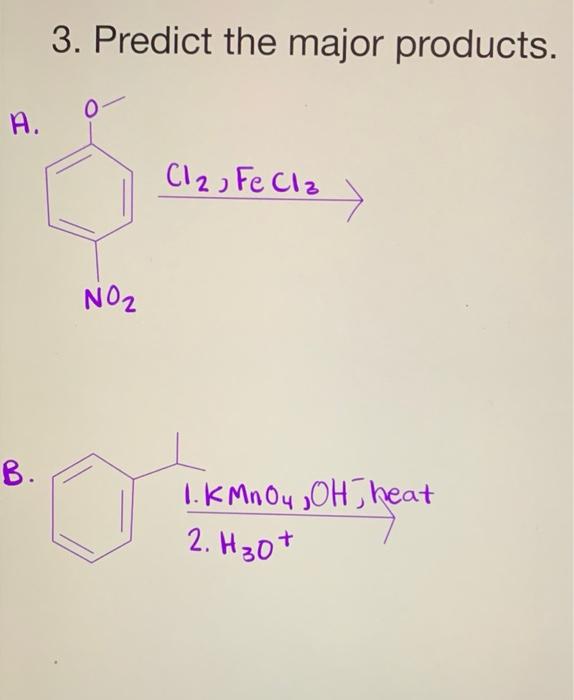 1 Propose A Possible Mechanism For The Following Reaction Aic 3 A 2 Show All Reactions And Reagents Needed To Compl 3