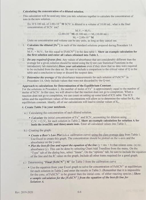 The Data For This Lab Will Be Taken As A Class To Get One Data Set For The Entire Class 1 Introduction A The Spectrop 6