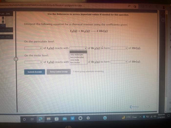 Assignment Takecovalentactivity Do Locator Assignment Take Submit Answer Use The References To Access Important Values I 4