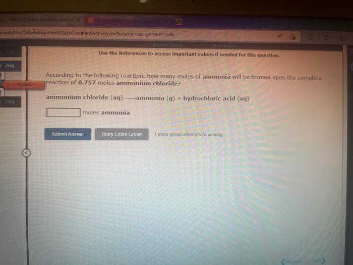 Assignment Takecovalentactivity Do Locator Assignment Take Submit Answer Use The References To Access Important Values I 6