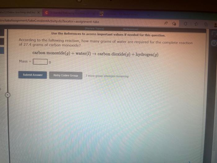 Assignment Takecovalentactivity Do Locator Assignment Take Submit Answer Use The References To Access Important Values I 8