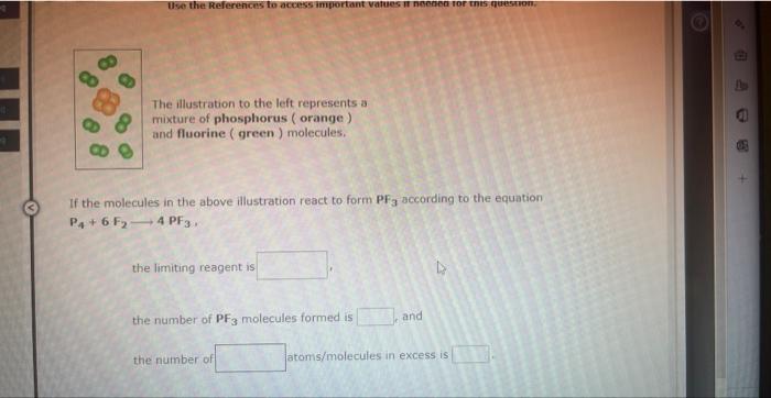 Use The References To Access Important Values It Needed For This Question The Illustration To The Left Represents A Mix 1