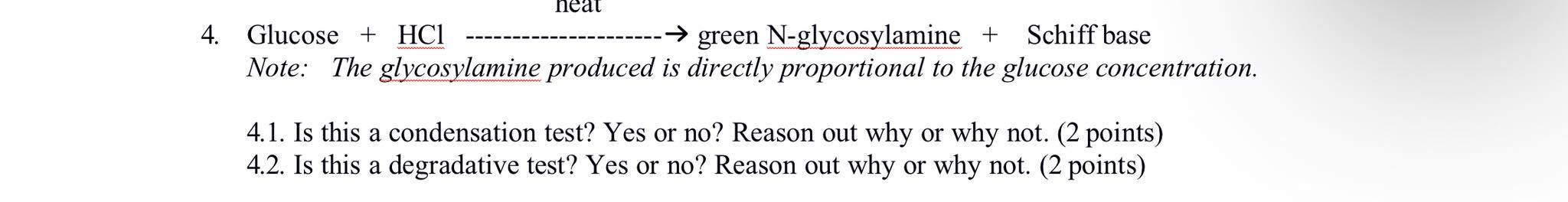 Neat 4 Glucose Hcl Green N Glycosylamine Schiff Base Note The Glycosylamine Produced Is Directly Proportional To T 1