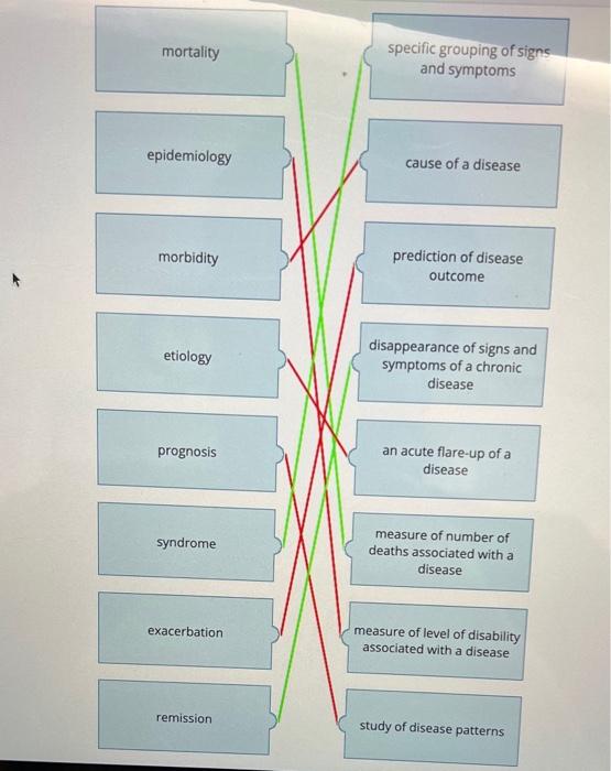 Mortality Epidemiology Morbidity Etiology Prognosis Syndrome Exacerbation Remission Specific Grouping Of Signs And Sympt 1