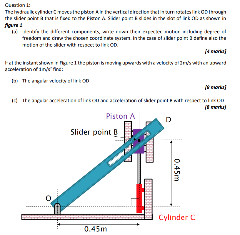 This Question Is Already On Chegg But The Answer Provided Is Definitely Incorrect Please Solve For Accelerations Using 1