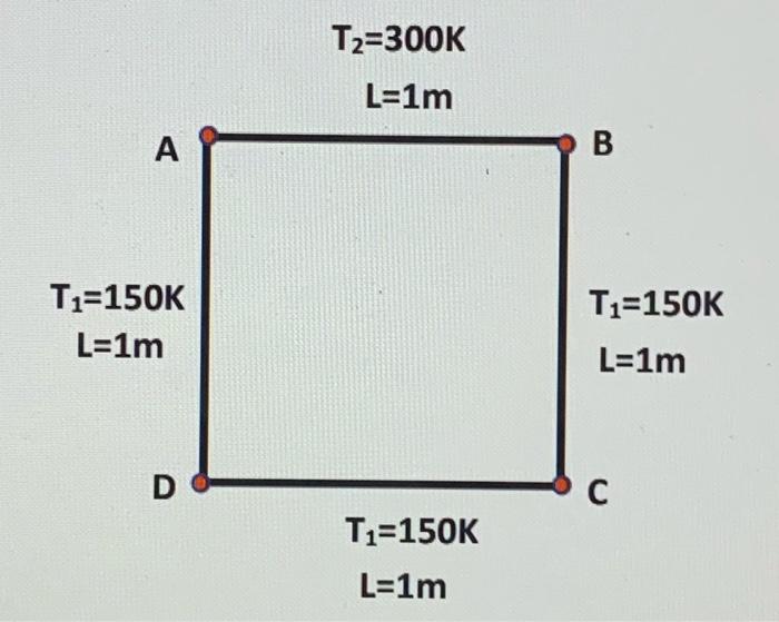 T2 300k L 1m A B T1 150k L 1m T1 150k L 1m D C T1 150k L 1m F Use The Boundary Conditions For The Problem In Hw3 In 1