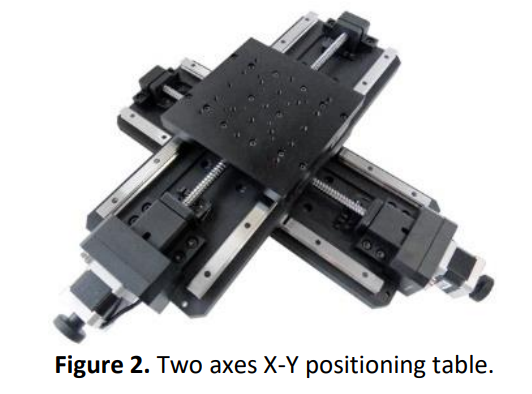 Two Axes X Y Positioning Table X Range 0 100mm Y Range 0 100mm 1