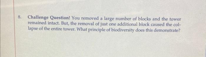Comprehension Check 1 In Regard To The Information On Game Card 7 Based On Your Knowledge Of Food Chains Why Did Thi 5