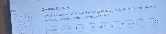 Question 7 3 Points Compare And Contrast The Innate Immune System With The Adaptive Immune System Paragraph V Biua Y 2
