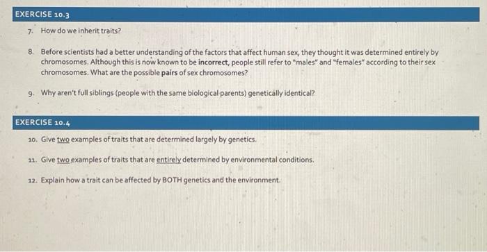 Directions Read The Protocol For Lab 10 And Use It To Answer The Questions In This Report Sheet Exercise 10 1 1 What 2