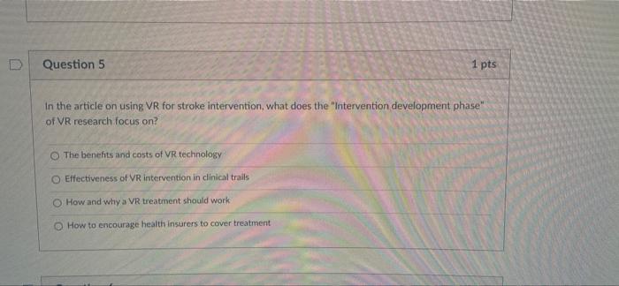 D 0 Question 4 Someone Who Suddenly Loses The Ability To Identify Objects By Feeling Them Has Probably Suffered Damage T 2