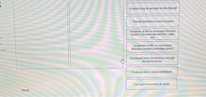 13 5 Nts Ebook Print References Classify The Following As Causes Or Likely Outcomes Of Each Of The Following Disorders 2