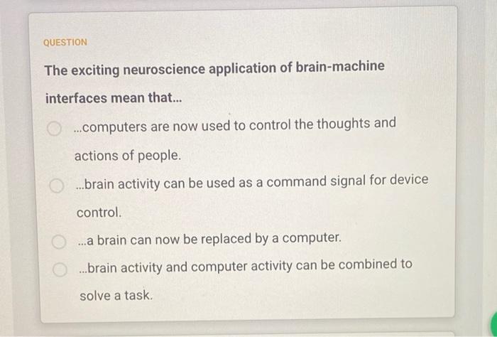 Question Which Of The Following Is An Invasive Technique Used For Investigating The Nervous System At The Systems Or Cir 2