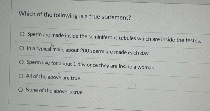 Which Of The Following Is A True Statement O Insulin Is Released In Response To Low Blood Glucose Levels O Glucagon Ca 2