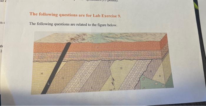 So C N T The Following Questions Are For Lab Exercise 9 The Following Questions Are Related To The Figure Below H 1