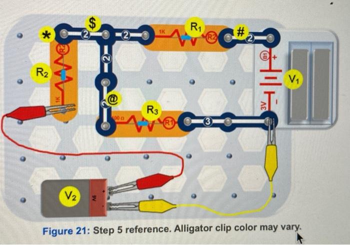 4 The Snap Circuit Diagram For The Figure 21 Circuit Is Given Below Figure 22 Confirm Kirchhoff S Junction And Loop 3