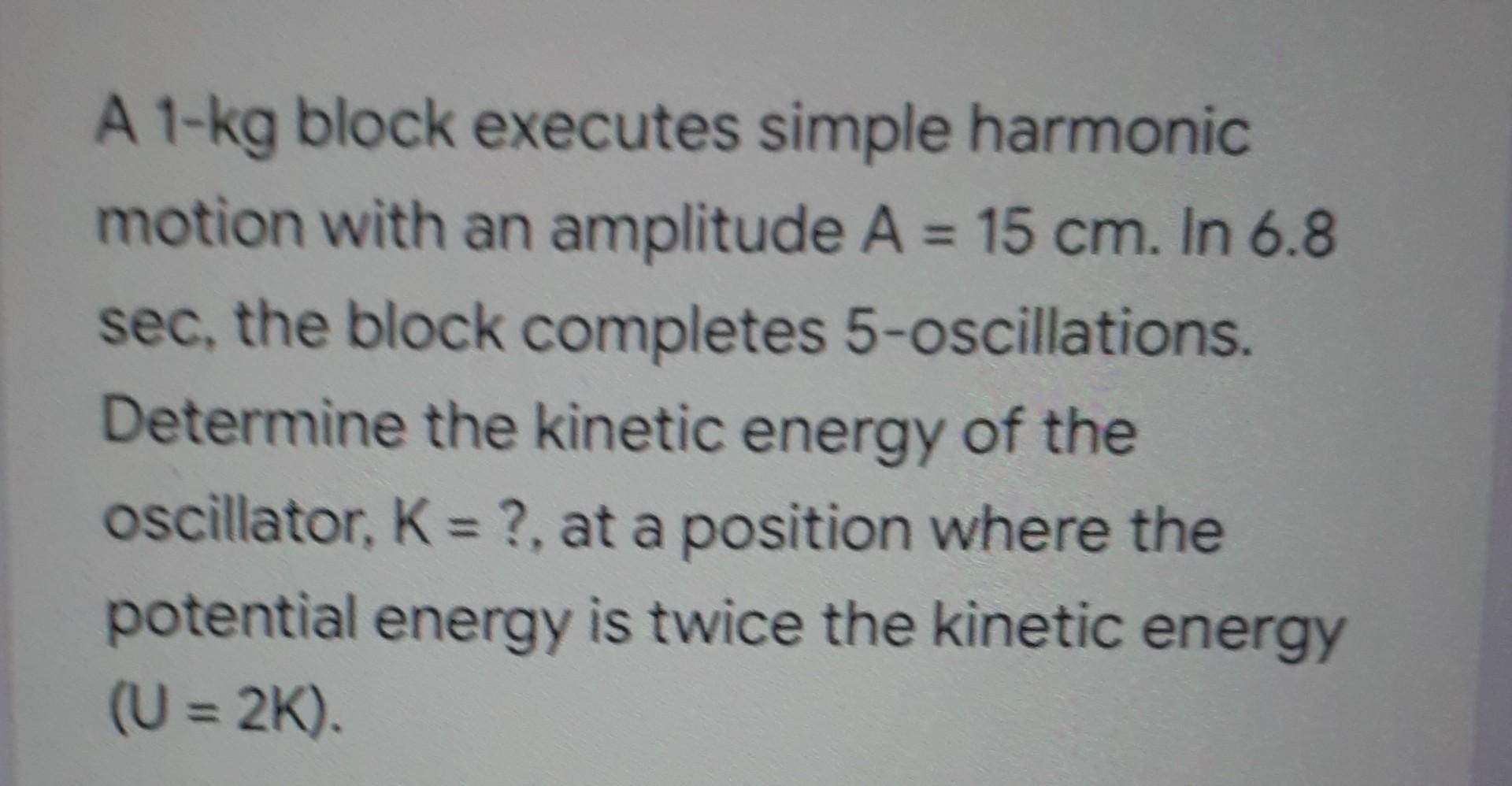 The Maximum Velocity And Acceleration Of A Harmonic Oscillator Are Given As V Max And A Max Respectively The Period Of 2