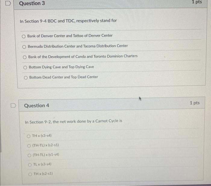 0 Question 3 In Section 9 4 Bdc And Tdc Respectively Stand For Bank Of Denver Center And Tattoo Of Denver Center Bermud 1