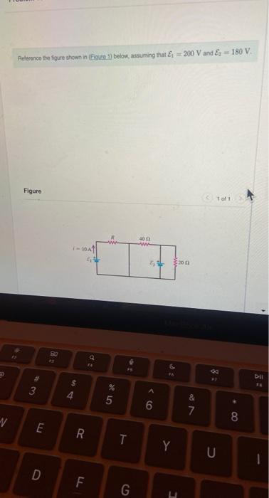 N Reference The Figure Shown In Eigure 1 Below Assuming That 200 V And 180 V Figure 3 E D 90 1 10at 4 54 R F D 1