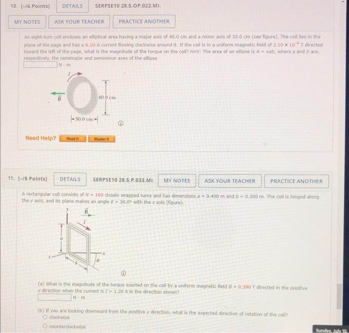 Details 12 14 Points A Particle With Positive Charge 4 33x10c Moves With A Velocity V 4 5 M S Through A Region 2