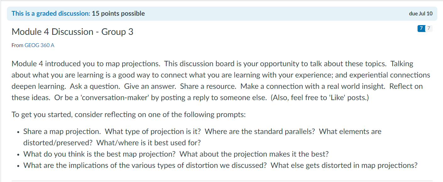 This Is A Graded Discussion 15 Points Possible Module 4 Discussion Group 3 From Geog 360 A Due Jul 10 Module 4 Intr 1