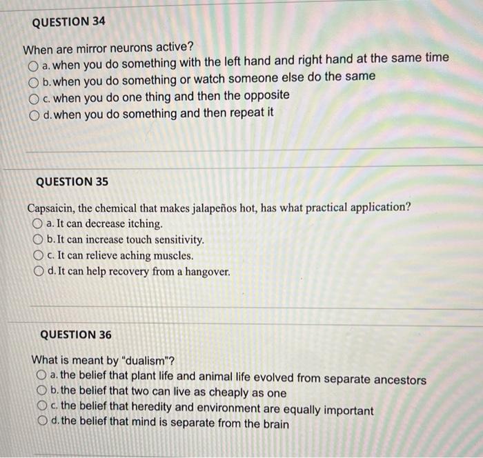 Question 31 What Is The Purpose Of Random Assignment O A It Decides Who Will Be In The Experimental Group O B It Inc 2