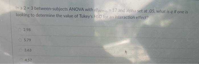 Jeff Tells His Friend That The Results Of His Two Way Anova Resulted In An Eta Squared Value Of 9 Based On This Inform 3