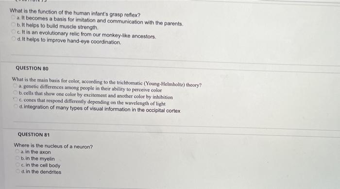 What Is The Function Of The Human Infant S Grasp Reflex A It Becomes A Basis For Imitation And Communication With The 1