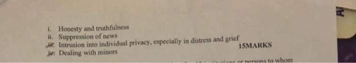 Q3 Local And International Laws Contain Clauses That Provide Non Disclosure Or Confidentiality Of Sources By Journali 3