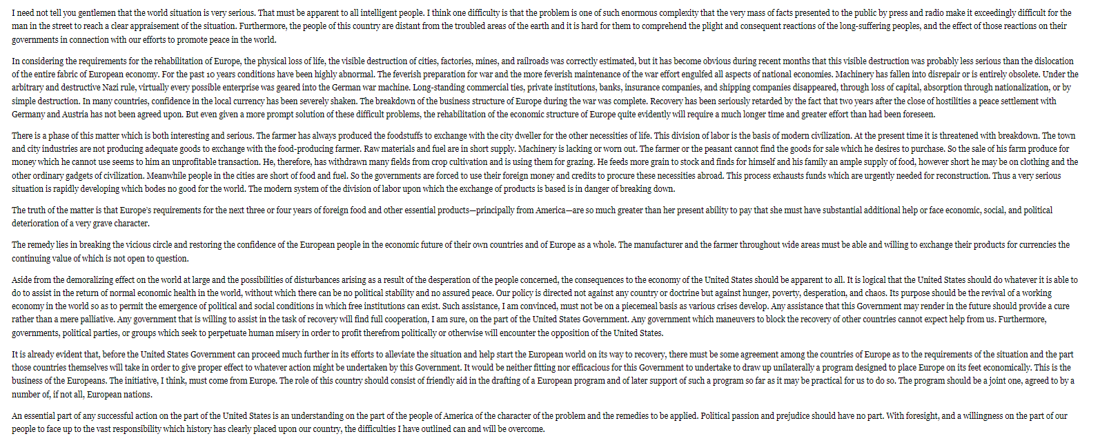 Once Done Will Get Free Thumbs Up Do A Quick 200 Words Summuary On The Following Speech Made By Secretary Of State Georg 1