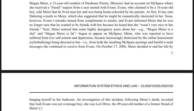 Megan Meier A 13 Year Old Resident Of Dardenne Prairie Missouri Had An Account On Myspace Where She Received A Frien 1