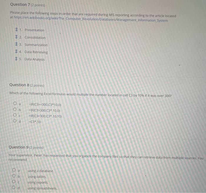 Question 1 2 Points According To The Information Listed At Https Www W3 Org Wai The W3c Web Accessibility Initiati 3