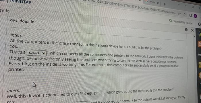 Intern All The Computers In The Office Connect To This Network Device Here Could This Be The Problem You That S A Se 3