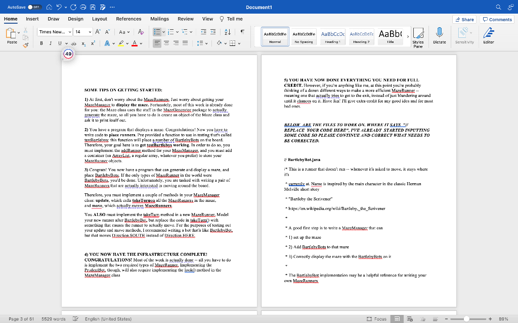 Maze Runner Assignment Please This Is All One Question But Has Multiple Files To Build It 2