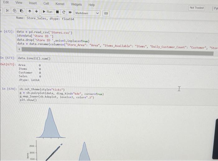 Jupyter Miniproject Compiled Rev1 Autosaved Ed View Insert Cell Kernel Widgets Help Run C Markdown File 5 X21 I 2000 7