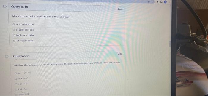 Question 9 What Is The Output From This Program Int I 0 While I5 Printf 1 O Bah 8f This Program Contains In 2