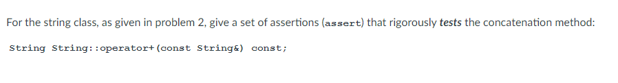 Hello I Have C Problem I Will Post Two Questions But I Only Need An Answer For The Assert Question 2nd Question Pl 2