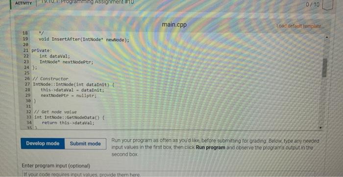 Given The Intnode Class Define The Findmax Function To Return The Largest Value In The List Or 99 If The List Is Emp 2
