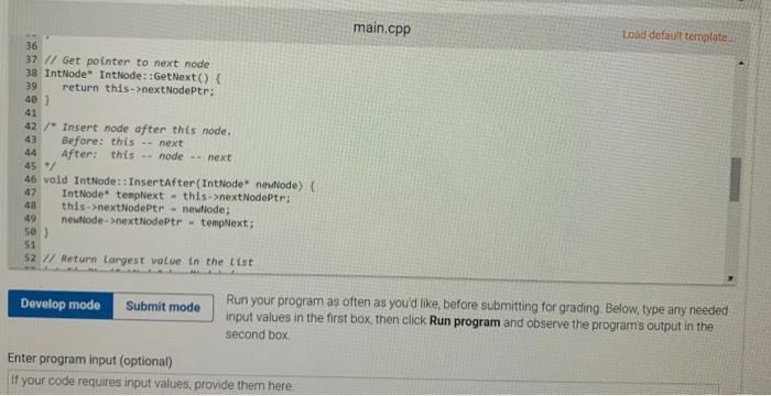 Given The Intnode Class Define The Findmax Function To Return The Largest Value In The List Or 99 If The List Is Emp 3