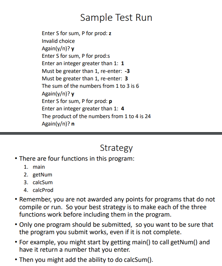 Program Specifications Carefully Read The Entire Program Specification Before Beginning Follow The Specifications B 2