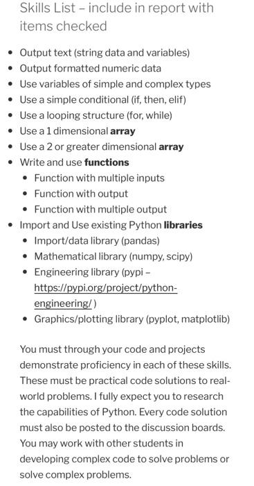 Python Project You Must Demonstrate Proficiency In Using Programming As A Tool To Solve Real Problems You May Use A Sin 2