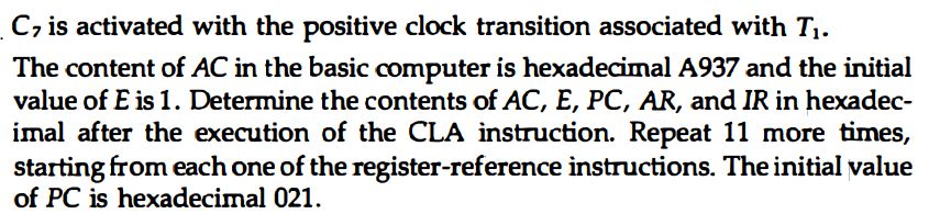 C Is Activated With The Positive Clock Transition Associated With T The Content Of Ac In The Basic Computer Is Hexade 1