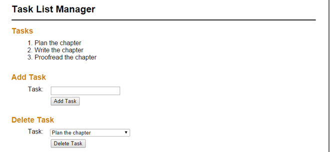 I Need To Create A Similar Webpage Using Html Css And Javascript We Should Be Able To Delete The Tasks From The Dropd 1