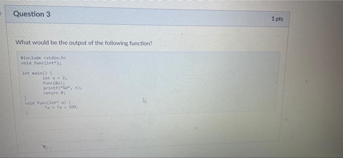 Question 1 What Would Be The Output Of The Following Code Segment Include Int Main 1 Int X 5 1 2 3 4 5 10